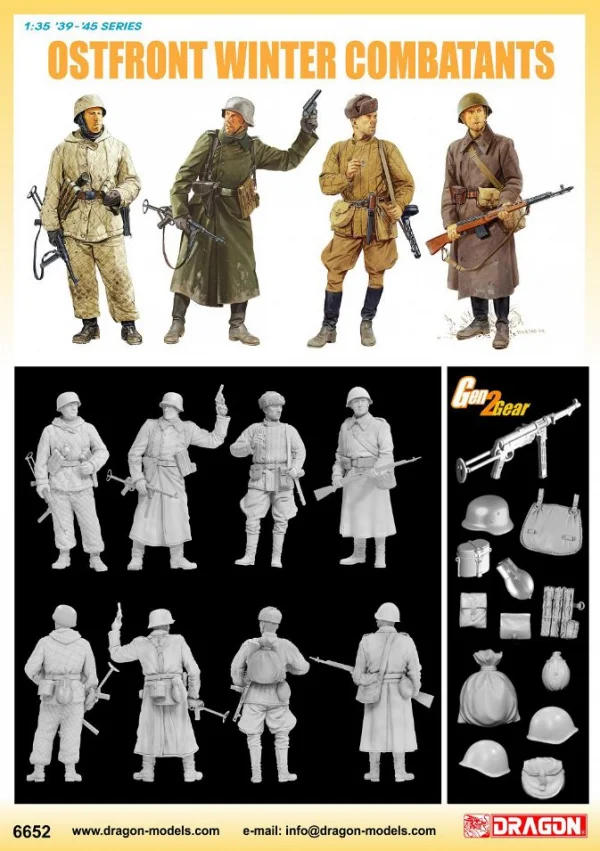 Dragon 1/35 Ostfront Winter Combat Discc
