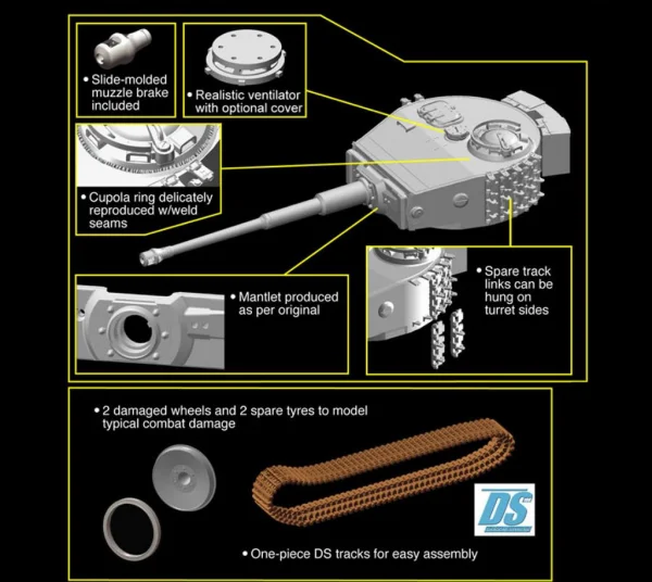 Dragon 1/35 Tiger I Mid Production