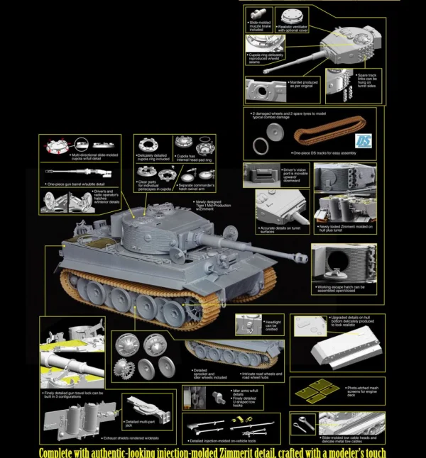 Dragon 1/35 Tiger I Mid Production