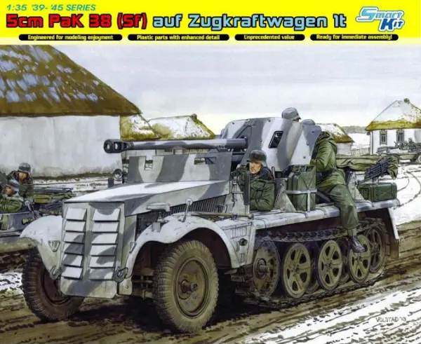 Dragon 1/35 5Cm Pak 38 Auf Zugkarfteagen &mdash; image 2 of 2
