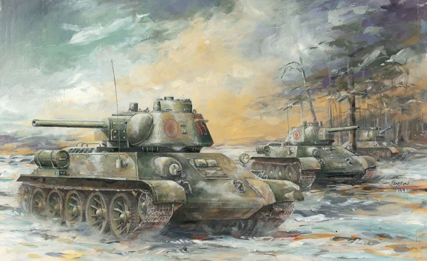 Dragon T-34/76 Mod 1943 W/Commander Cupola