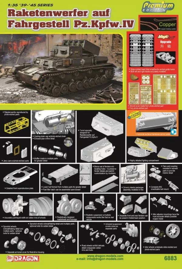 Dragon 1/35 Raketenwerfer auf Fahrgestell Pz.Kpfw.IV					
