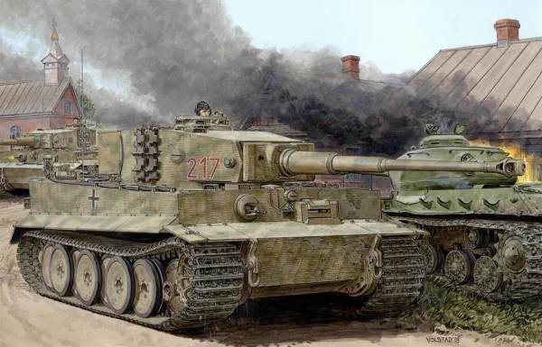 Dragon Tiger 1 Mid Production W/Zimmerit