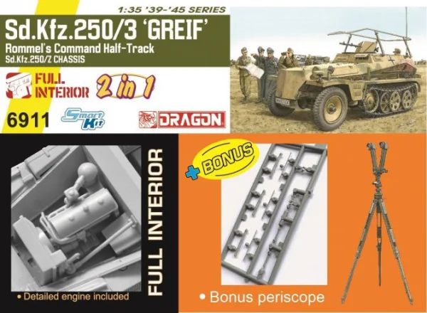 Dragon 1/35 Sd.Kfz 250/3 Greif (2 In 1) &mdash; image 2 of 2