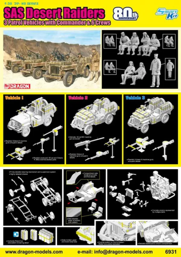 Dragon Sas 80 Year Anniversary Model Set — image 3 of 3