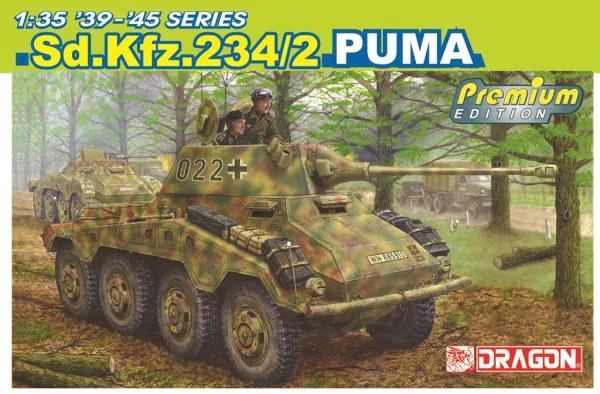 Dragon 1/35 Sd.Kfz 234/2 Puma (Prem Ed)