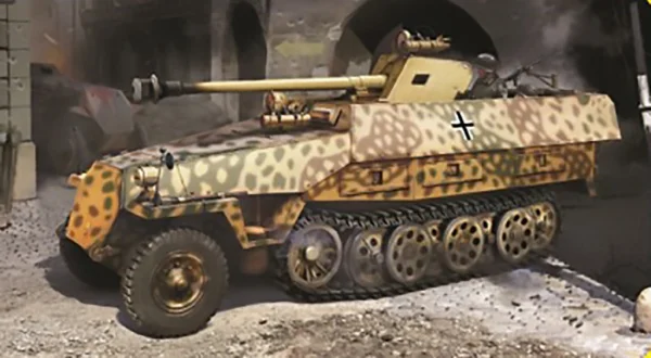 DRAGON 1/35 Sd.Kfz.251/22 Ausf.D w/Night Vision Falke