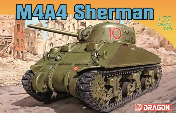 Dragon 1:72 M4A4 Sherman