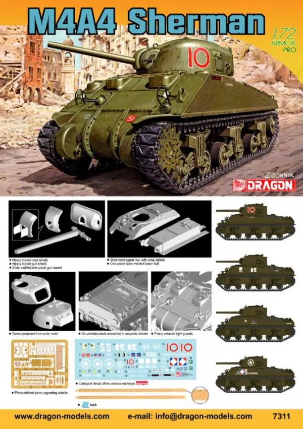 Dragon 1:72 M4A4 Sherman — image 2 of 2