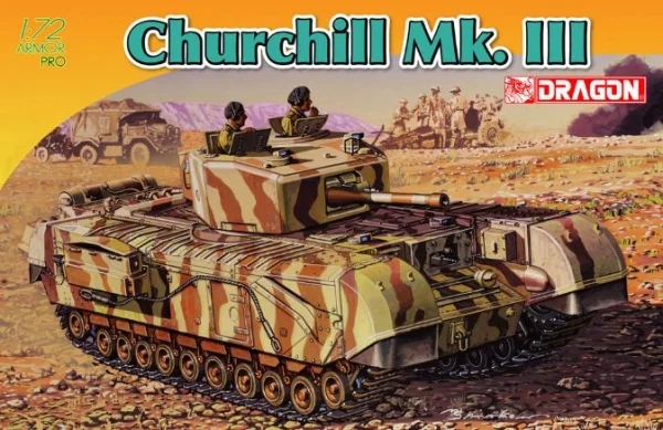 Dragon 1/72 British Churchill Mk III