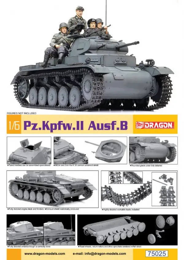 Dragon 1/6 Pz.Kpfw.Ii Ausf B &mdash; image 3 of 3