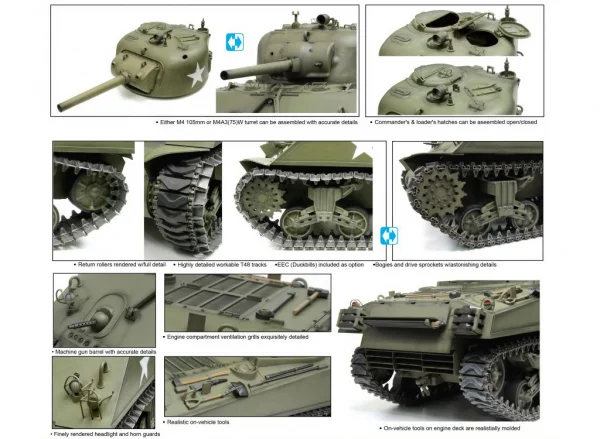 Dragon 1/6 M4A3 105mm Howitzer Tank