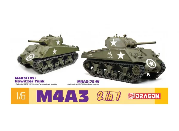 Dragon 1/6 M4A3 105mm Howitzer Tank
