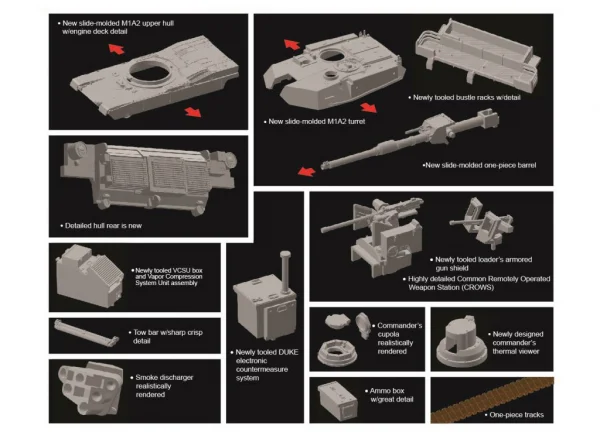 DRAGON 1/72 M1A2 SEP V2					