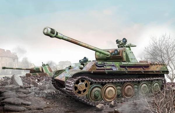 Dragon 1/72 Panther G Steel Wheelw/Irsight