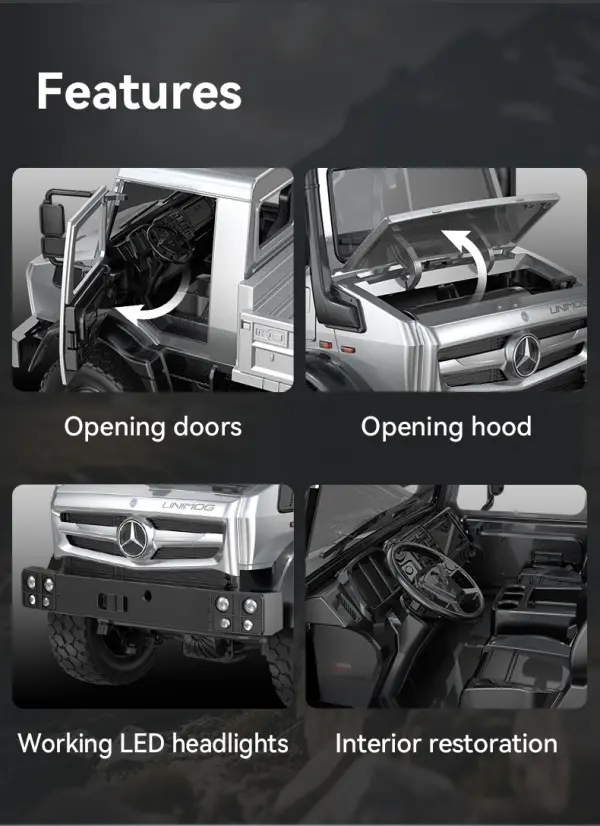 1:14 Mercedes-Benz Unimog RC Crawler Pro — image 4 of 14
