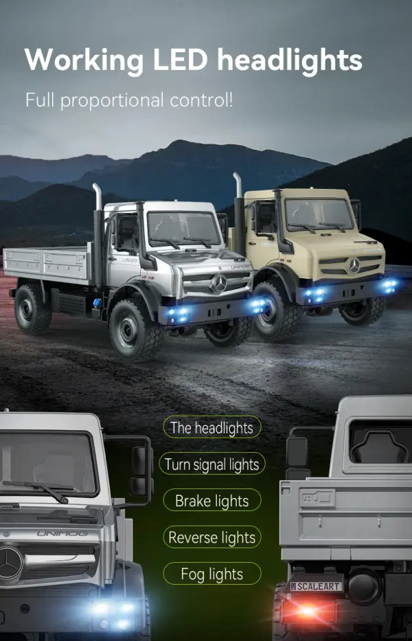 1:14 Mercedes-Benz Unimog RC Crawler Pro — image 6 of 14