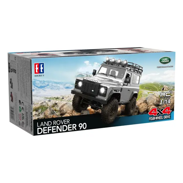 Grey 1:14 Land Rover Defender 90 RC Crawler Pro — image 2 of 5