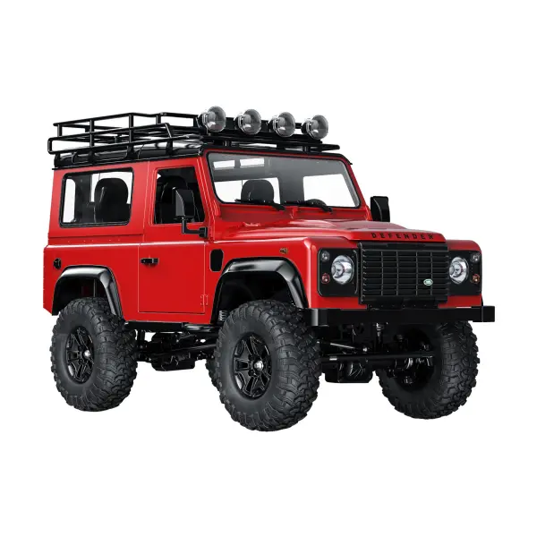 Red 1:14 Land Rover Defender 90 RC Crawler Pro — image 3 of 4