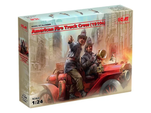 American Fire Truck Crew (1910s) 2 Figures