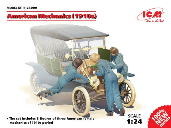 American Mechanics (1910s) 3 Figures