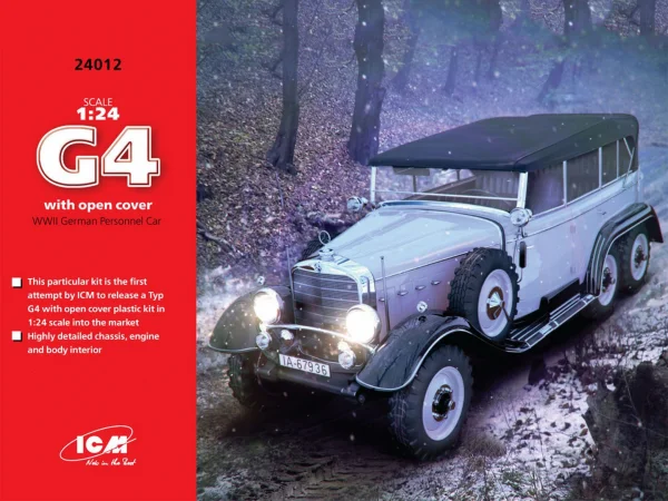 Typ G4 Soft Top - WWII German Personnel Car