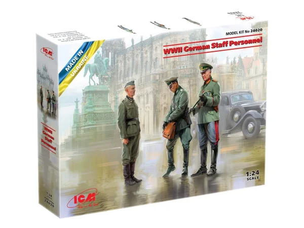 WWII German Staff Personnel 3 Figures