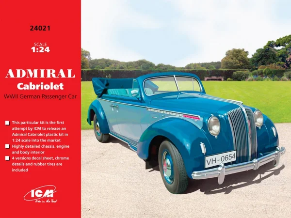 Admiral Cabriolet - WWII German Passenger Car