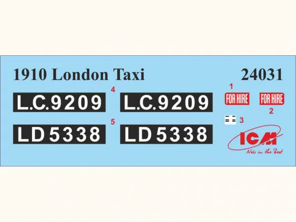 Type AG 1910 London Taxi Car