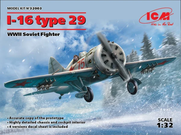 I-16 Type 29 - WWII Soviet Fighter Plane