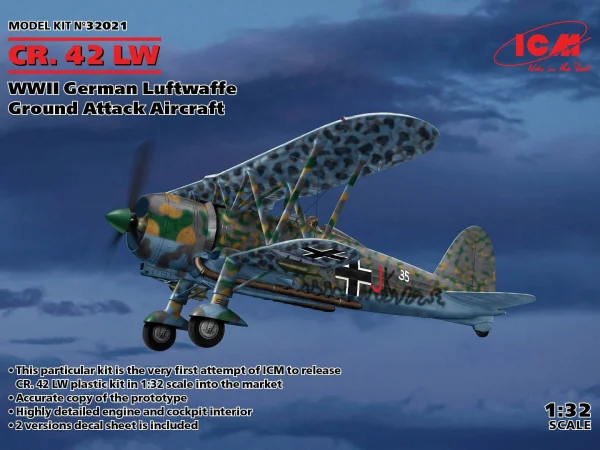 CR. 42 LW - WWII German Luftwaffe Ground Attack Aircraft