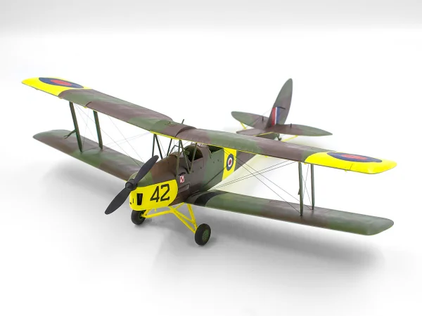 DH. 82A Tiger Moth Aircraft with WWII RAF Cadets (4 Figures)