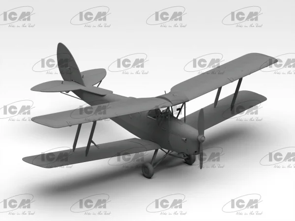 DH. 82A Tiger Moth Aircraft with WWII RAF Cadets (4 Figures)