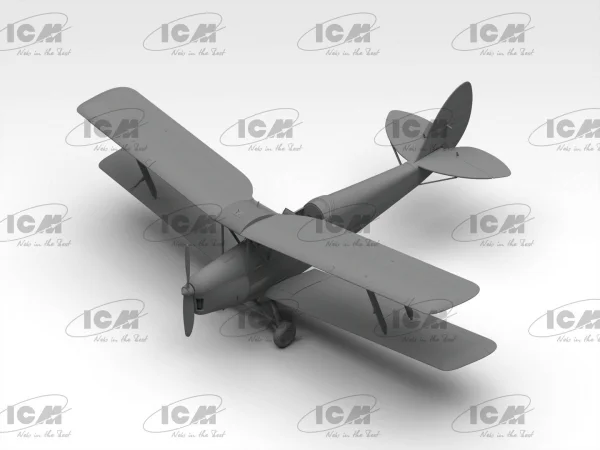 DH. 82A Tiger Moth Aircraft with WWII RAF Cadets (4 Figures)
