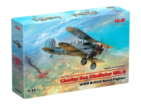 Gloster Sea Gladiator Mk.II - WWII British Naval Fighter Plane