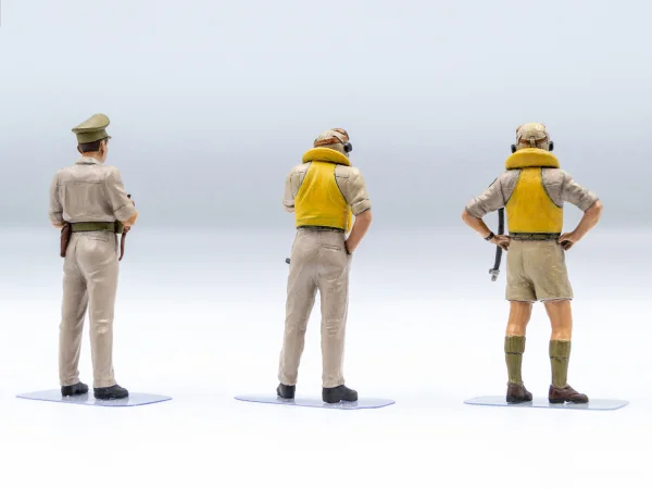 British Pilots in Tropical Uniform (1939-1943) (3 figures)