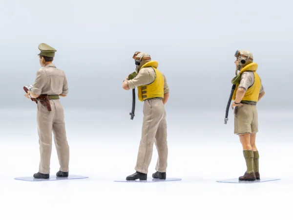British Pilots in Tropical Uniform (1939-1943) (3 figures)