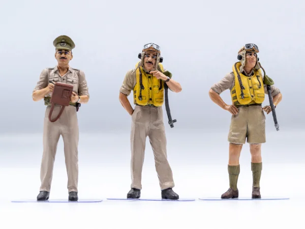 British Pilots in Tropical Uniform (1939-1943) (3 figures)