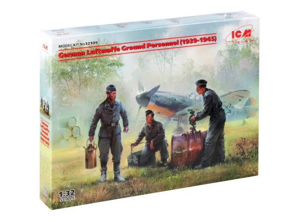 German Luftwaffe Ground Personnel (1939-1945) (3 figures)