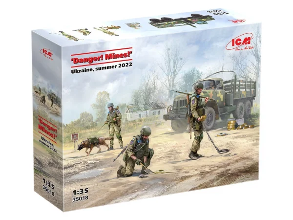 Danger! Mines!Ukraine - summer 2022 (ZiL-131 with driver - AFU sappers - dog and mines)