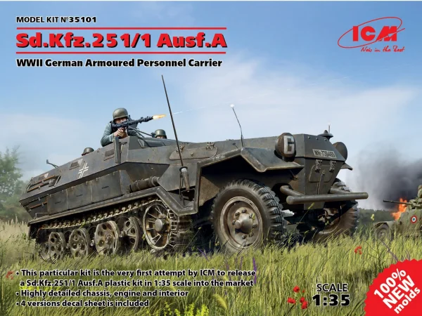 Sd.Kfz.251/1 Ausf.A - WWII German Armoured Personnel Carrier