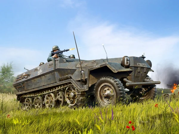 Sd.Kfz.251/1 Ausf.A - WWII German Armoured Personnel Carrier