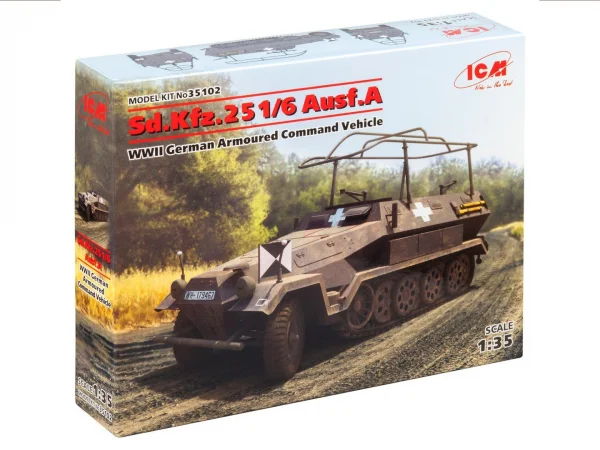 Sd.Kfz.251/6 Ausf.A - WWII German Armoured Command Vehicle
