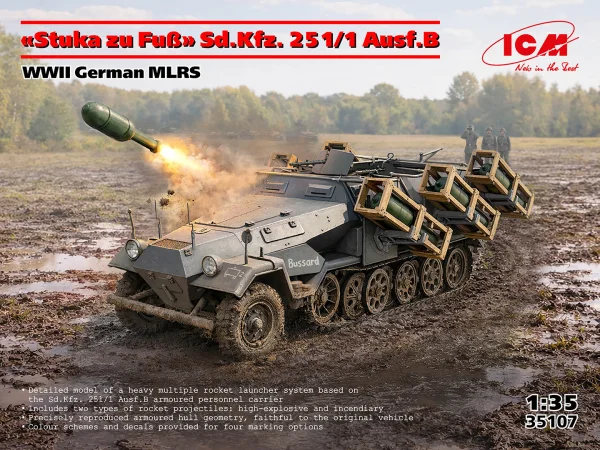 Stuka zu FußSd.Kfz. 251/1 Ausf.B - WWII German MLRS