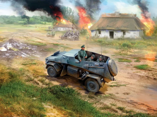 Sd.Kfz. 247 Ausf.B with Crew