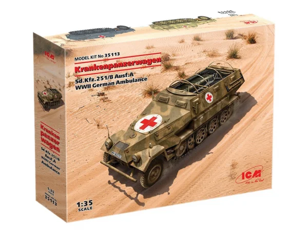 Sd.Kfz.251:8 Ausf.A Krankenpanzerwagen - WWII German Ambulance
