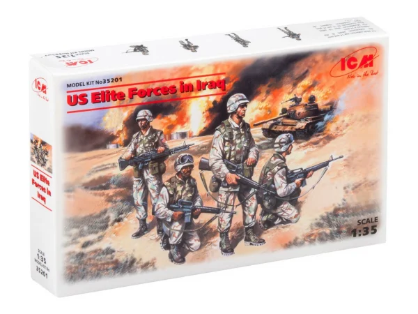 US Elite Forces in Iraq (4 figures - 4 soldiers)