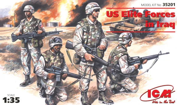 US Elite Forces in Iraq (4 figures - 4 soldiers)