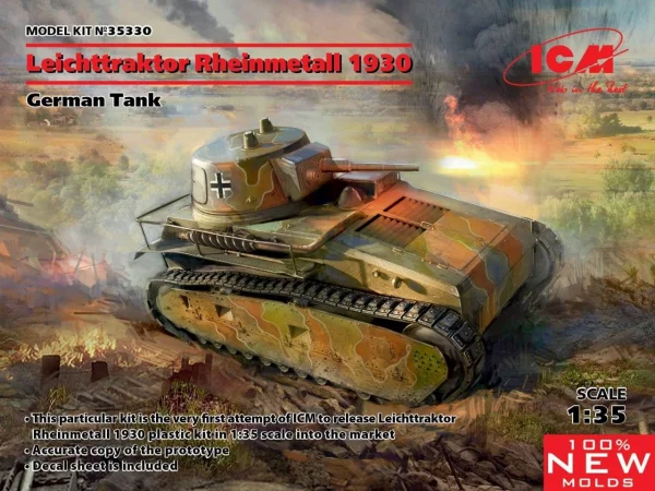 Leichttraktor Rheinmetall 1930 - German Tank