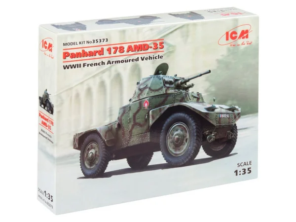 Panhard 178 AMD-35 - WWII French Armoured Vehicle